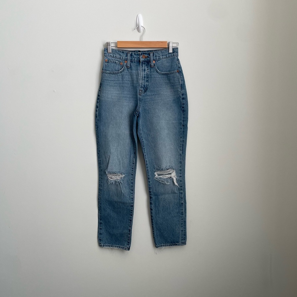 Madewell Women's Straight Leg The Perfect Vintage Jeans in Light Blue